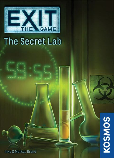 EXIT: The Game – The Secret Lab board game box front
