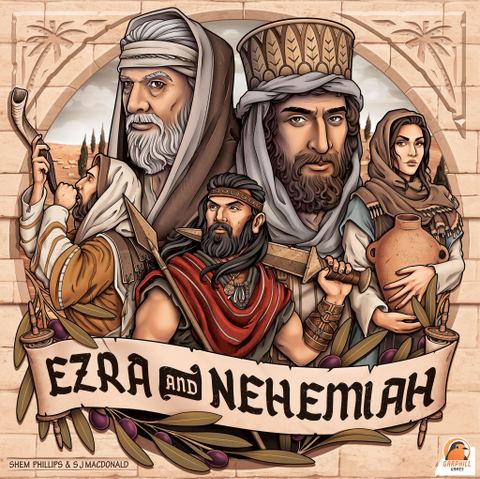 Ezra and Nehemiah board game box front