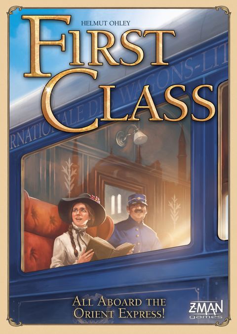 First Class: All Aboard the Orient Express! board game box front