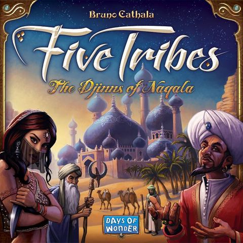 Five Tribes: The Djinns of Naqala board game box front