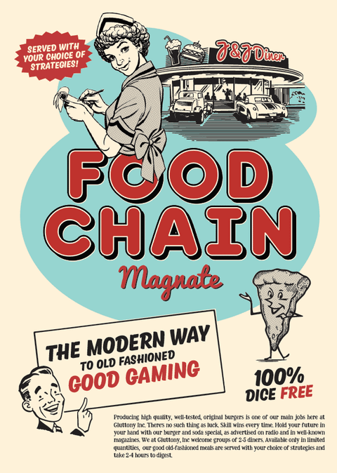 Food Chain Magnate board game box front