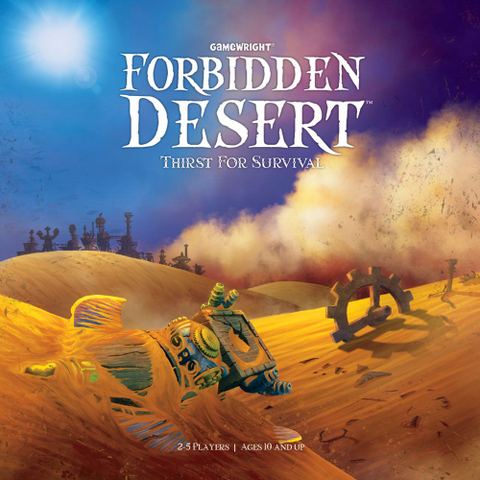 Forbidden Desert board game box front
