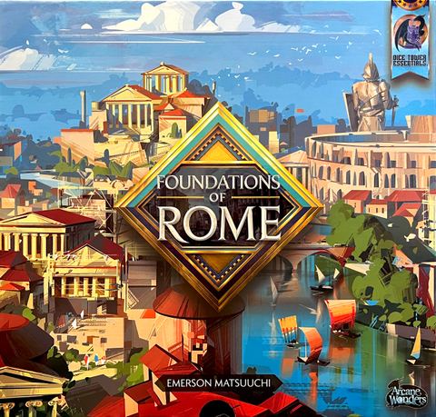 Foundations of Rome board game box front