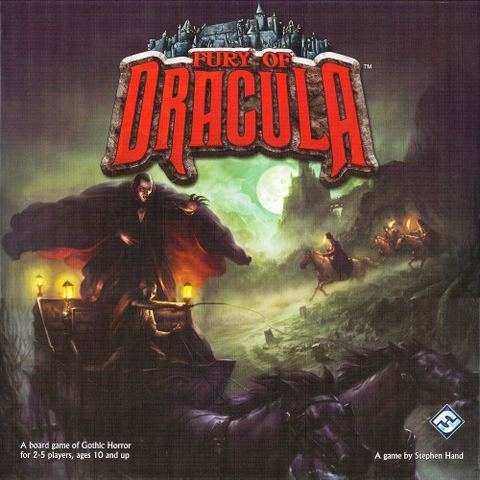 Fury of Dracula (Second Edition) board game box front