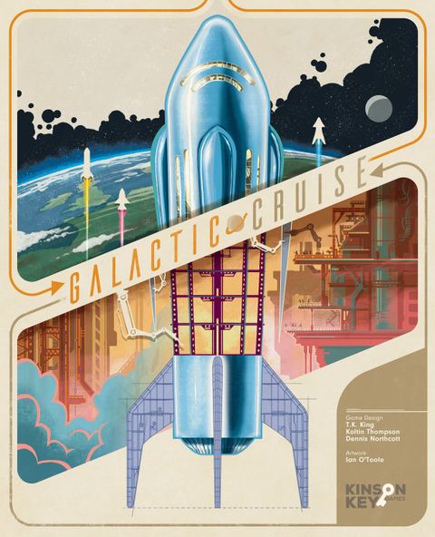 Galactic Cruise board game box front