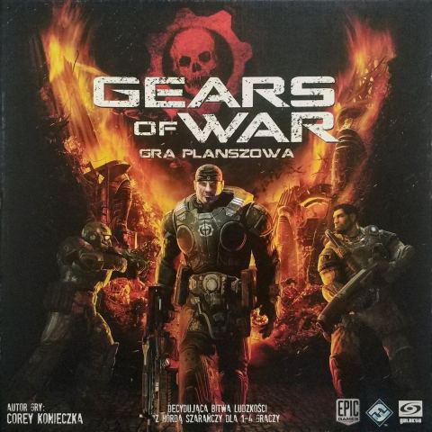 Gears of War: The Board Game board game box front