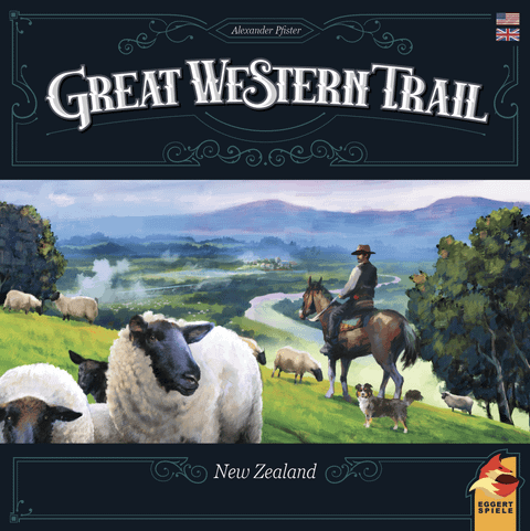 Great Western Trail: New Zealand board game box front