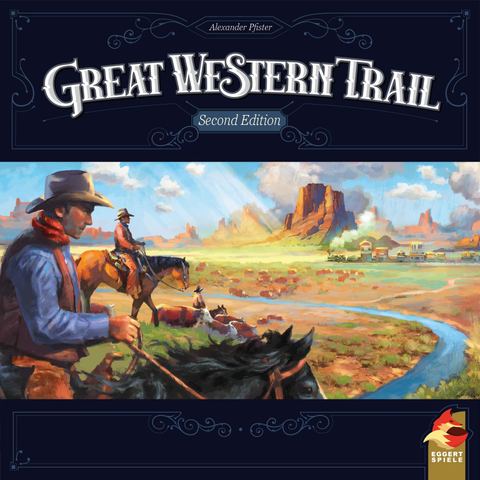 Great Western Trail: Second Edition board game box front
