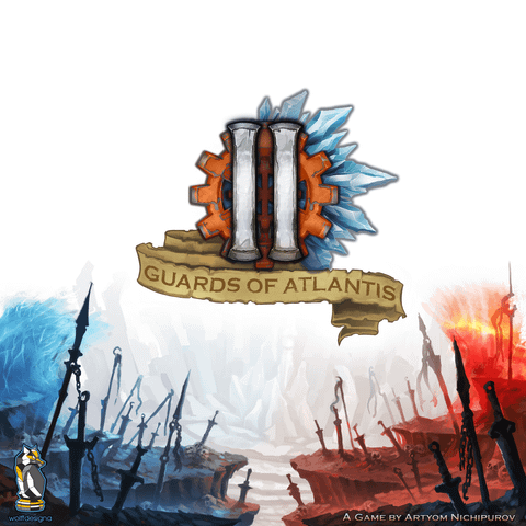 Guards of Atlantis II board game box front