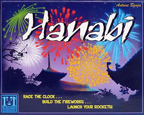 Hanabi board game box front