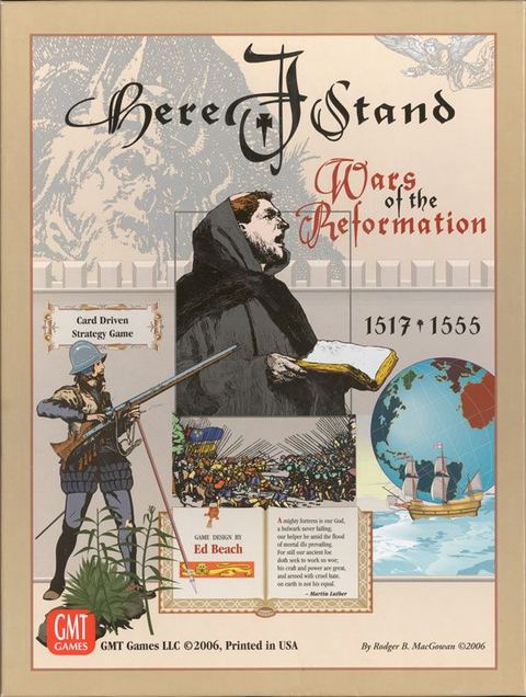 Here I Stand board game box front