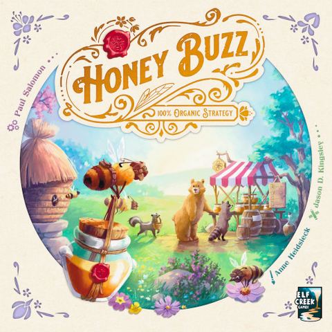 Honey Buzz board game box front