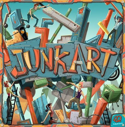 Junk Art board game box front