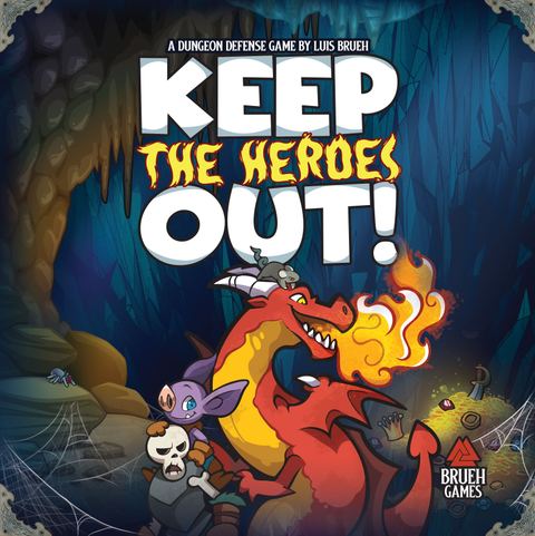 Keep the Heroes Out! board game box front
