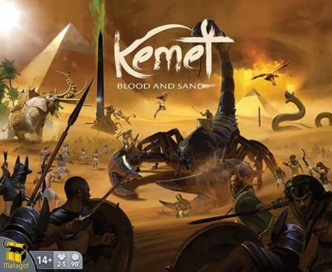 Kemet: Blood and Sand board game box front