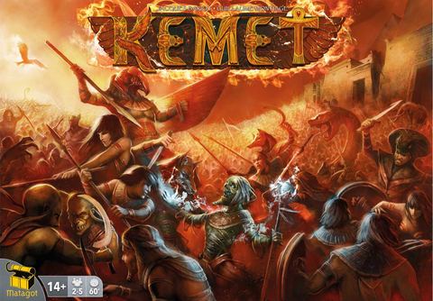 Kemet board game box front