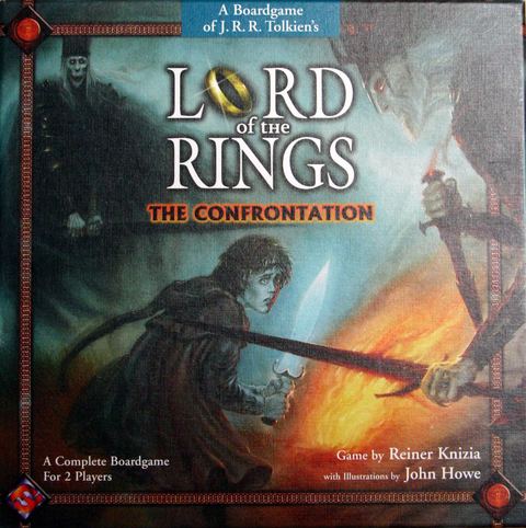 Lord of the Rings: The Confrontation board game box front