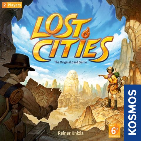 Lost Cities board game box front