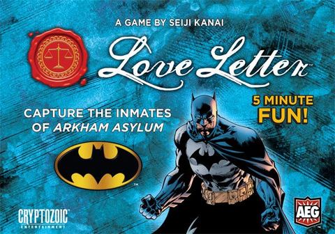 Love Letter: Batman board game box front
