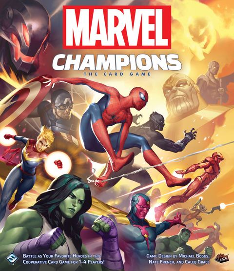 Marvel Champions: The Card Game board game box front