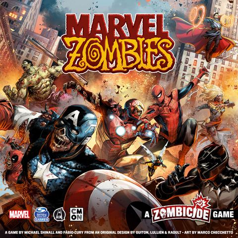 Marvel Zombies: A Zombicide Game board game box front