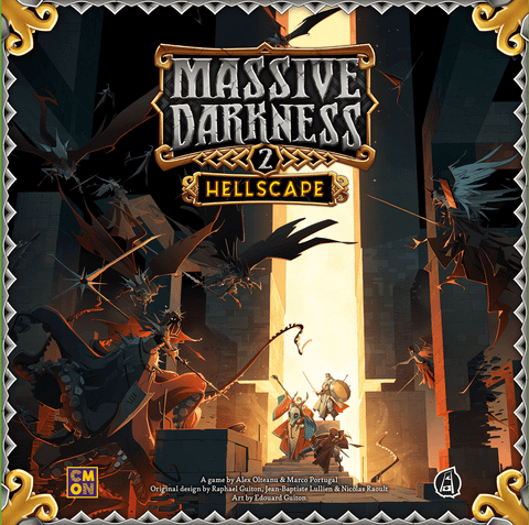Massive Darkness 2: Hellscape board game box front