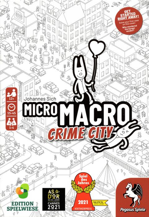 MicroMacro: Crime City board game box front