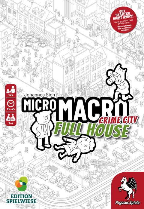 MicroMacro: Crime City – Full House board game box front