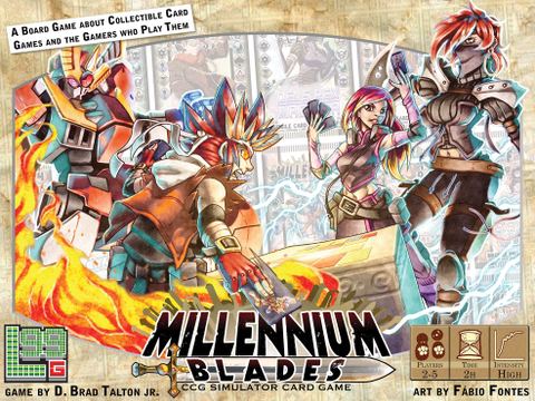 Millennium Blades board game box front