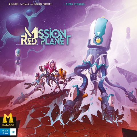 Mission: Red Planet (Second/Third Edition) board game box front