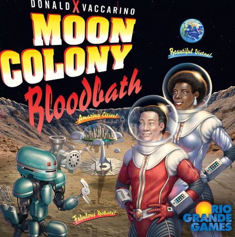 Moon Colony Bloodbath board game box front