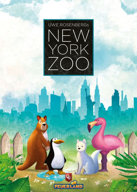 New York Zoo board game box front