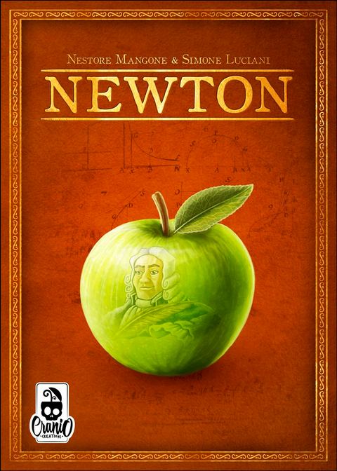 Newton board game box front