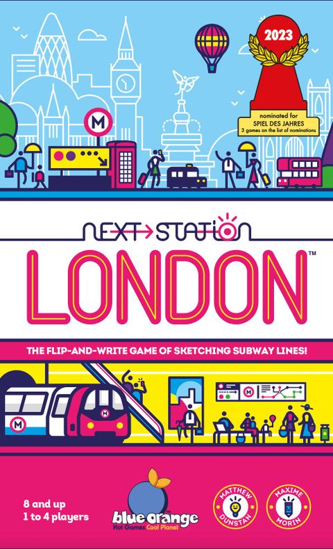 Next Station: London board game box front