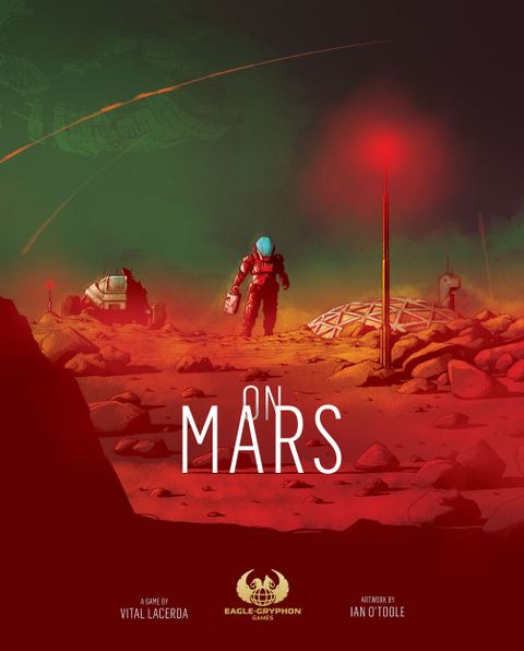 On Mars board game box front