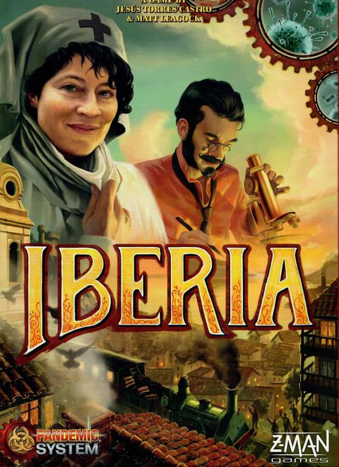 Iberia board game box front