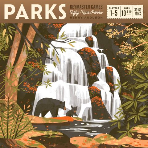 Parks board game box front