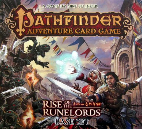 Pathfinder Adventure Card Game: Rise of the Runelords – Base Set board game box front