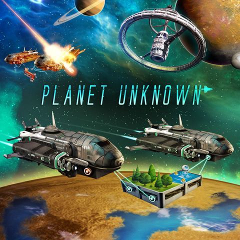 Planet Unknown board game box front