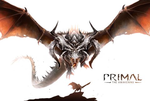 Primal: The Awakening board game box front