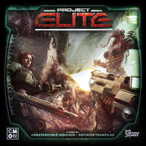 Project: ELITE board game box front