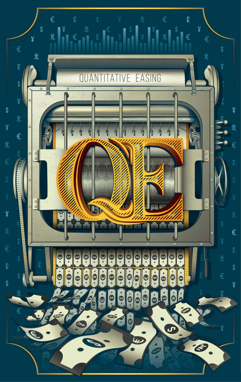 QE board game box front