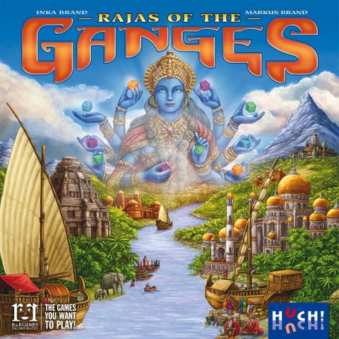 Rajas of the Ganges board game box front