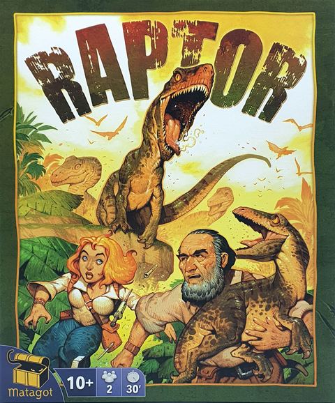 Raptor board game box front