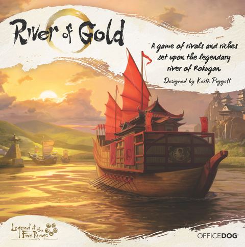 River of Gold board game box front