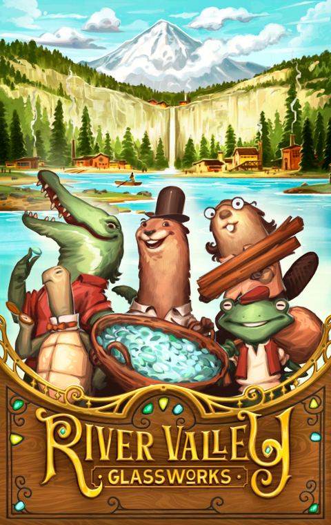 River Valley Glassworks board game box front
