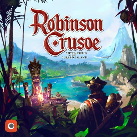 Robinson Crusoe: Adventures on the Cursed Island board game box front