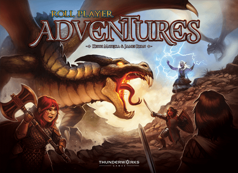 Roll Player Adventures board game box front