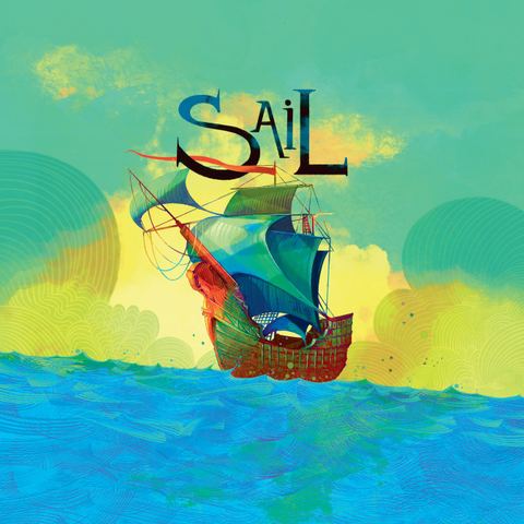 Sail board game box front