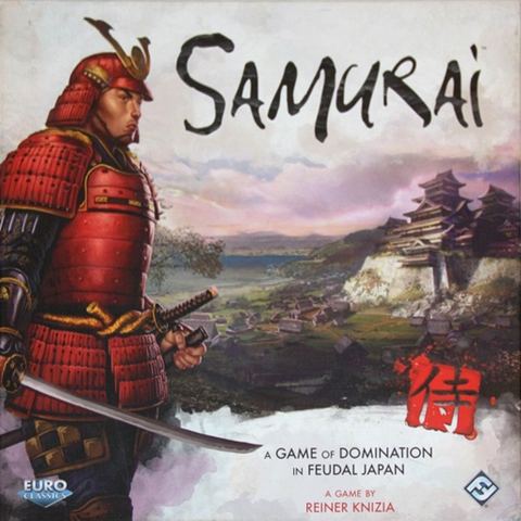 Samurai board game box front